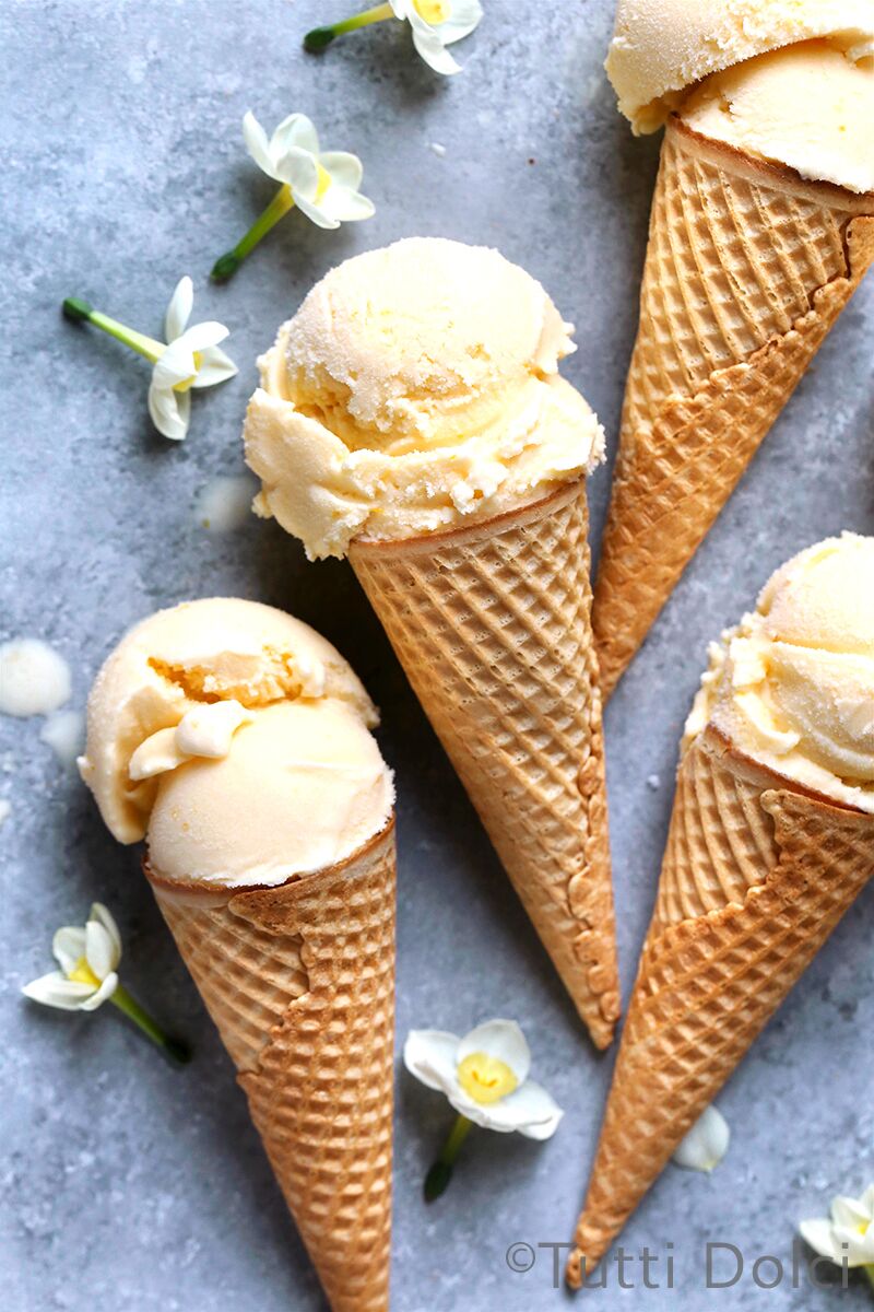 Meyer Lemon Ice Cream