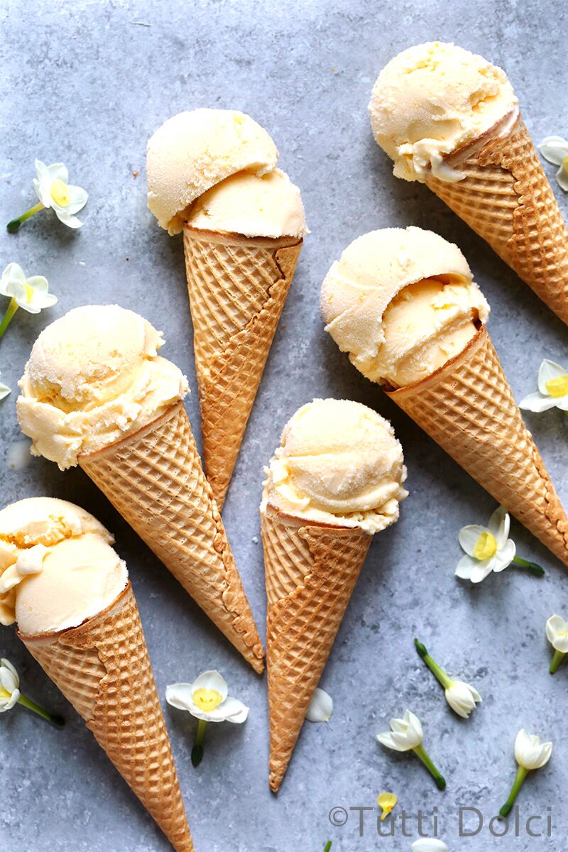 Meyer Lemon Ice Cream