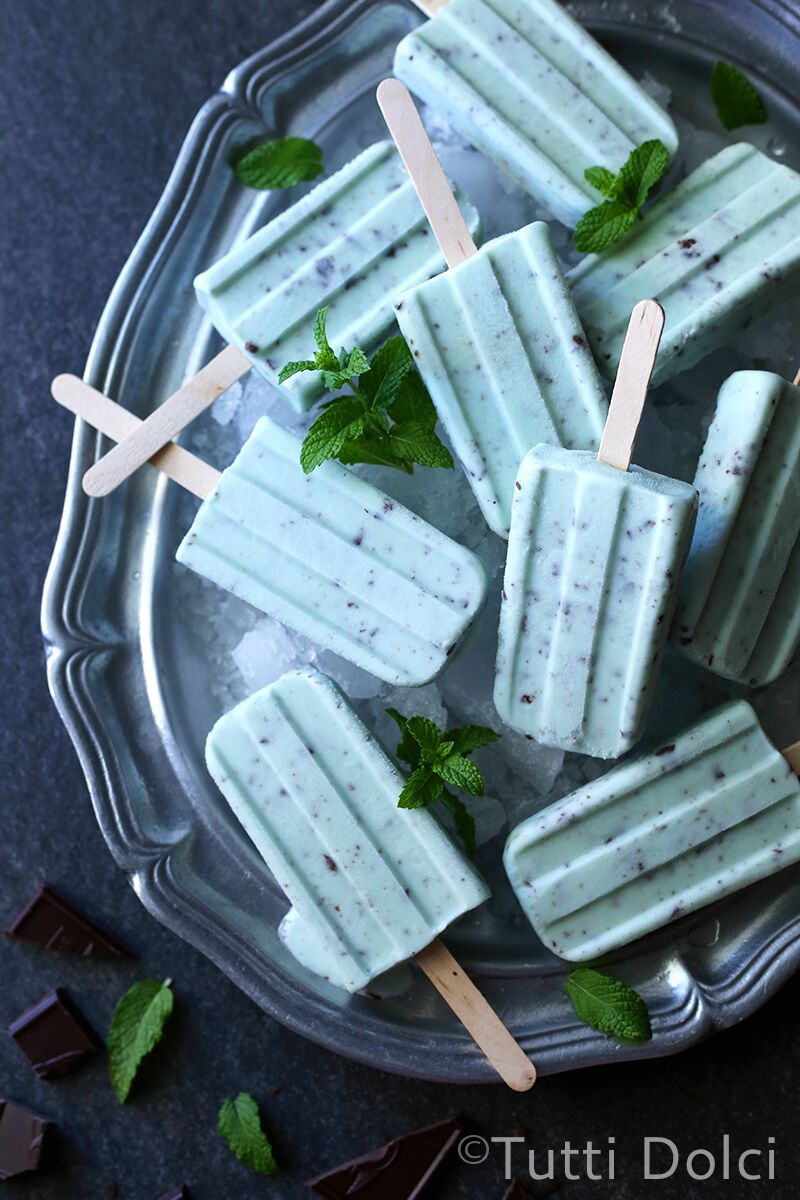 Mint Chocolate Popsicles | Tutti Dolci