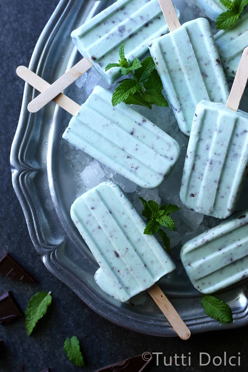 Mint Chocolate Popsicles | Tutti Dolci