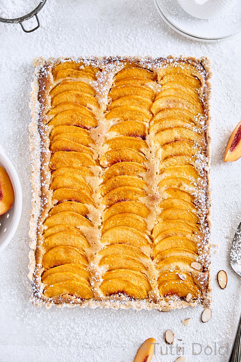 Peach Almond Tart