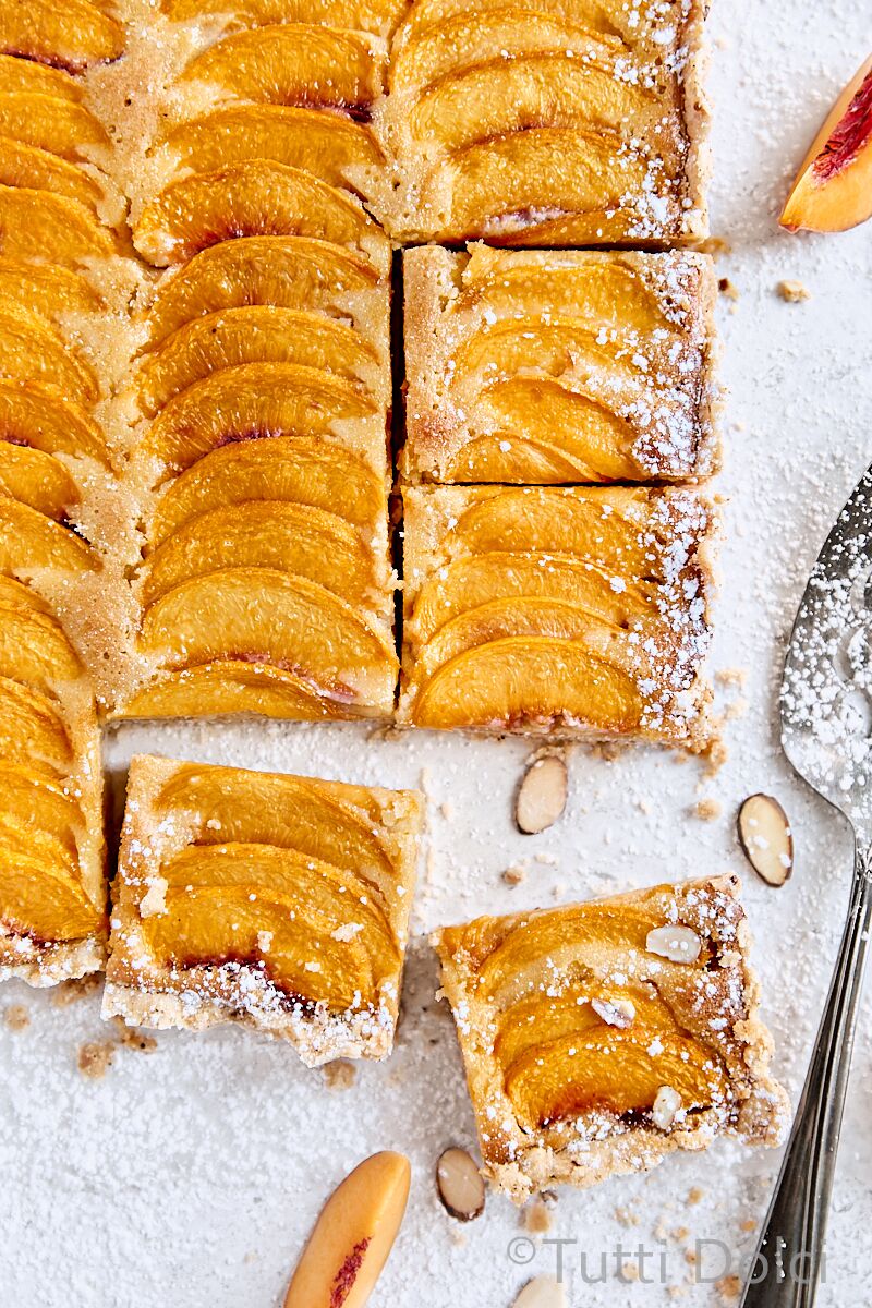 Peach Almond Tart
