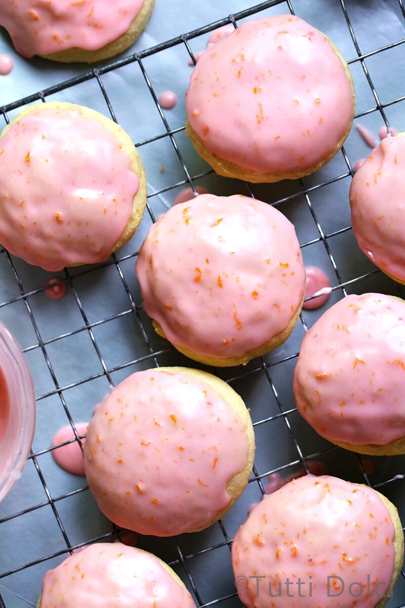 Blood Orange Ricotta Cookies