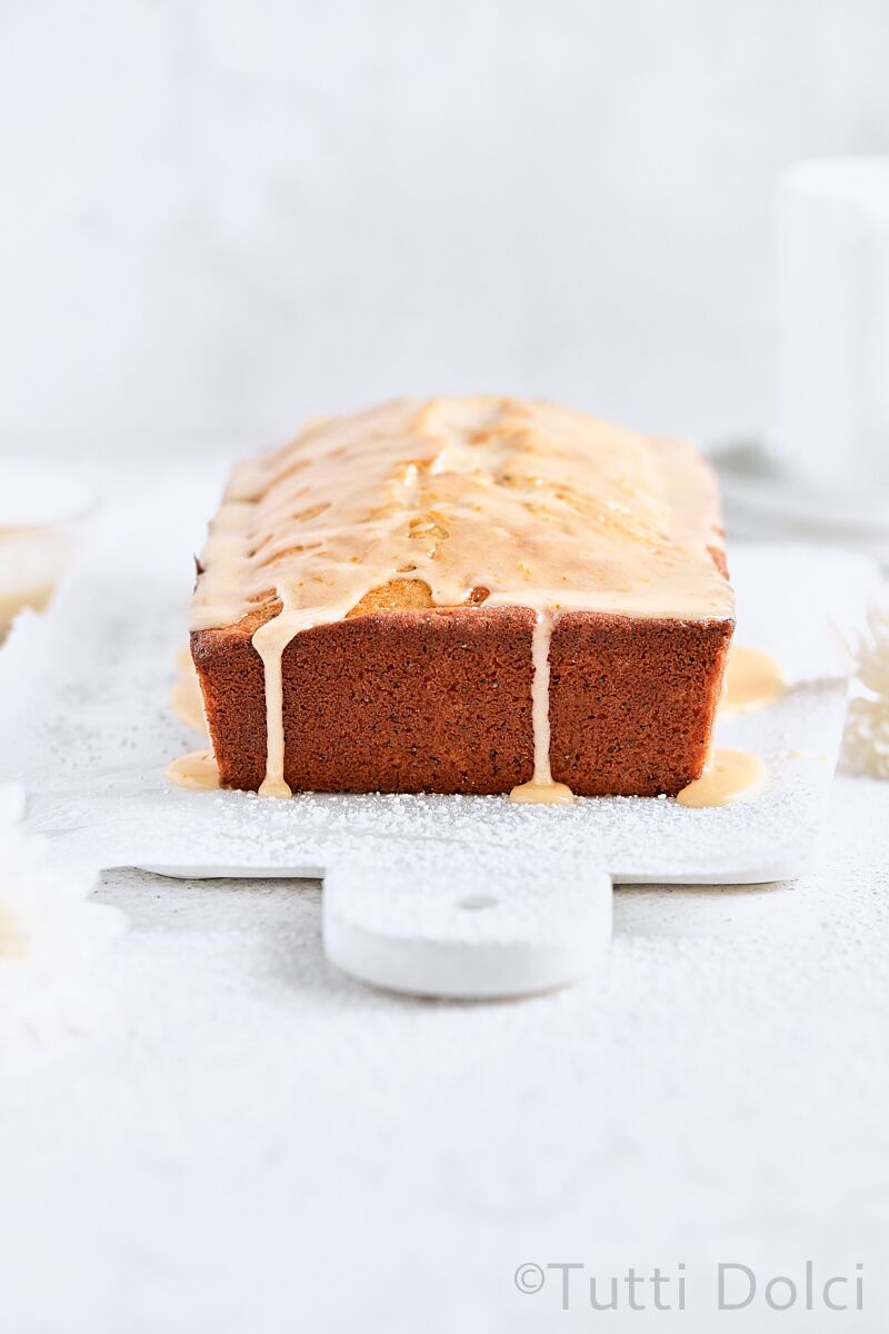 Orange Almond Poppy Seed Tea Cake