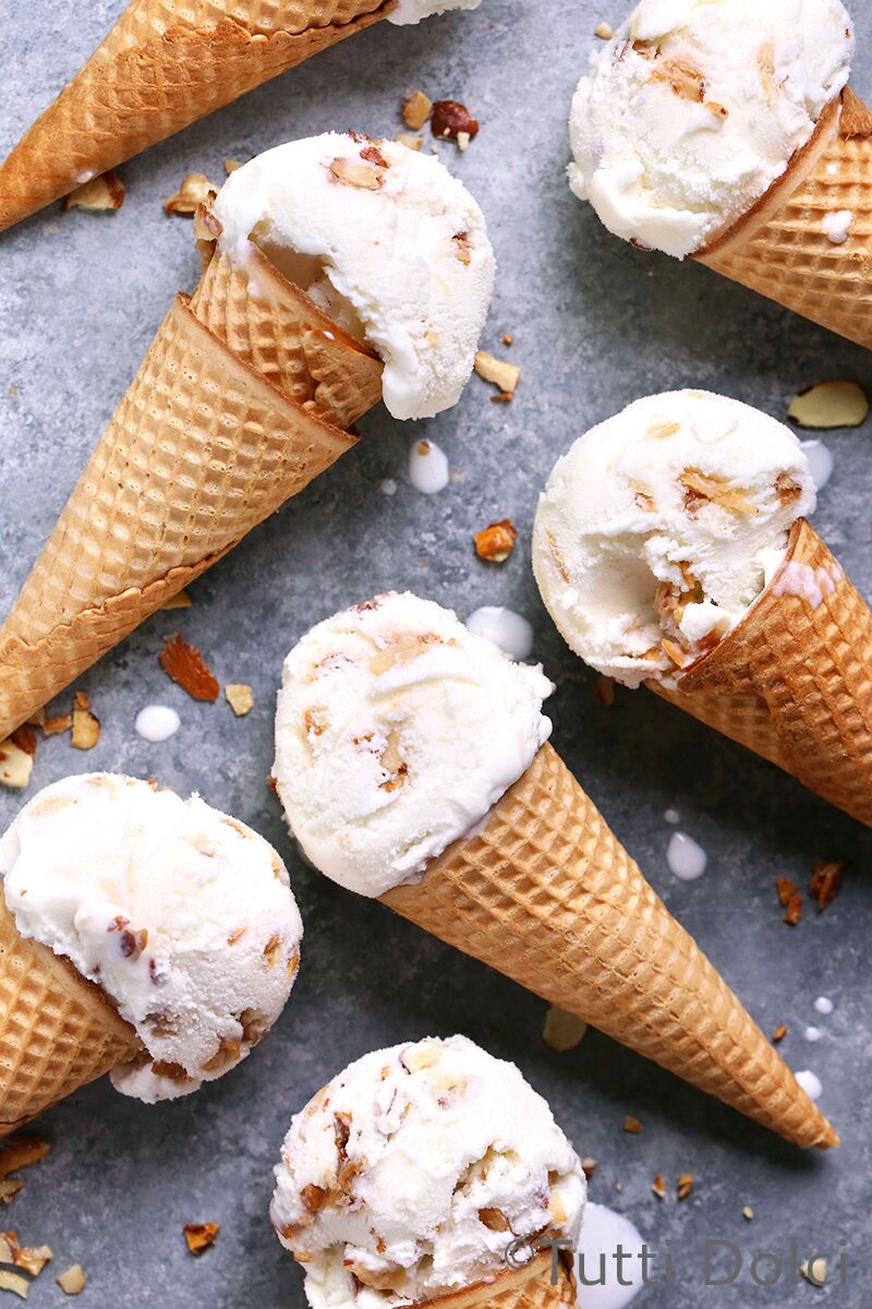 Butter Almond Ice Cream
