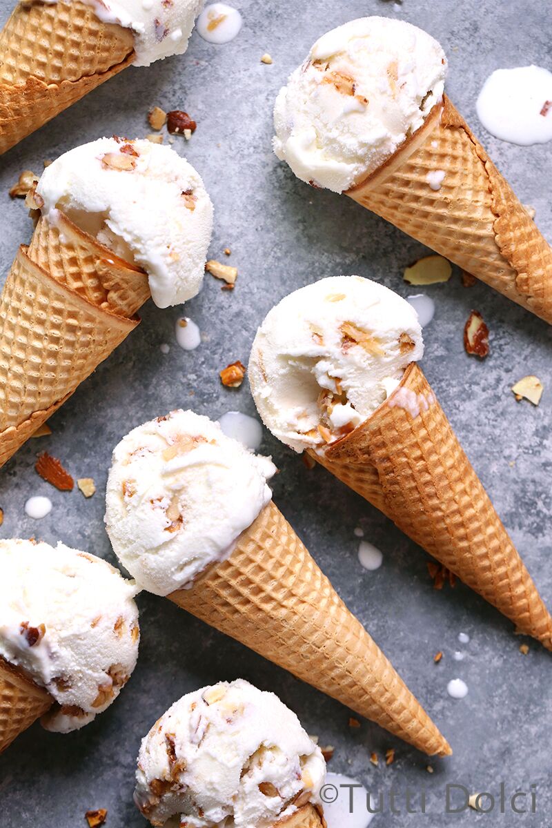 Butter Almond Ice Cream