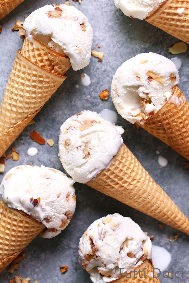 Butter Almond Ice Cream
