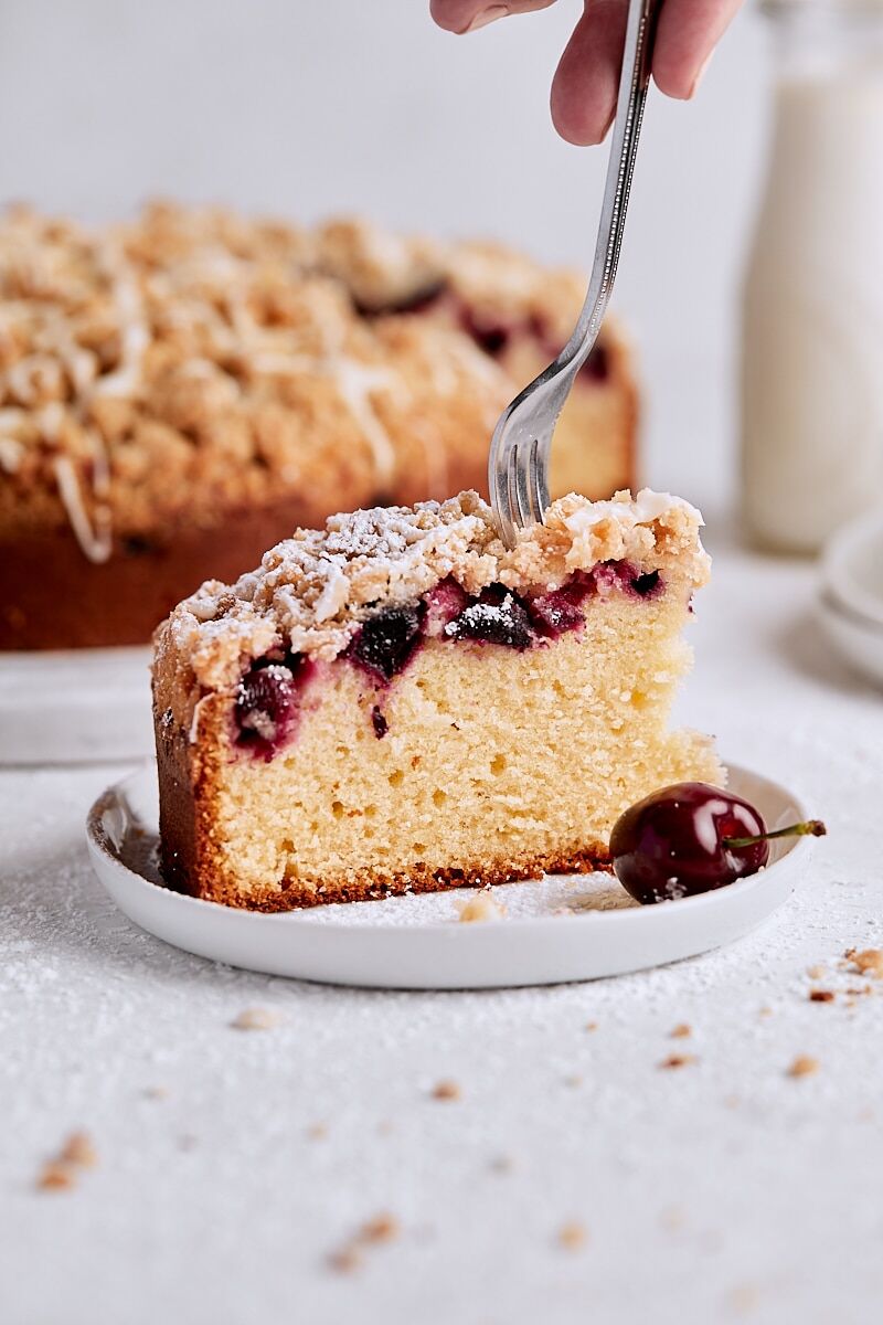 Cherry Crumb Cake