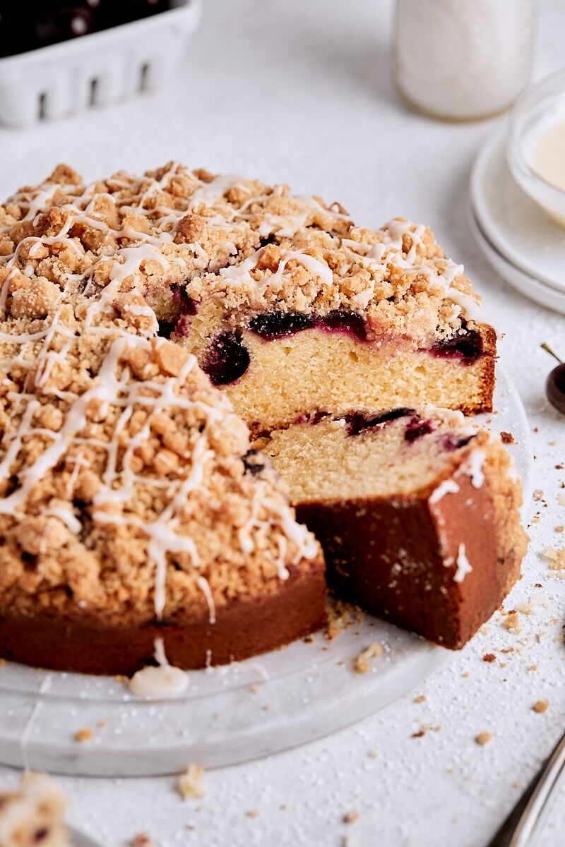 Cherry Crumb Cake