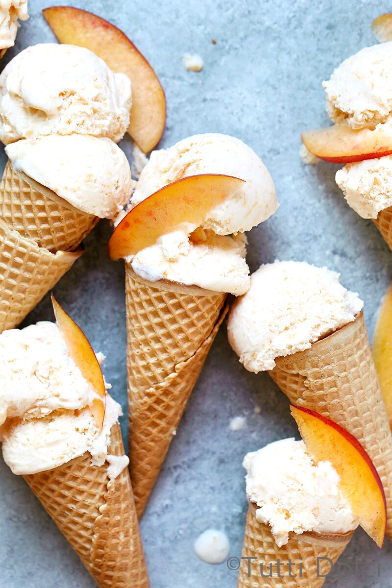 Nectarine Ice Cream