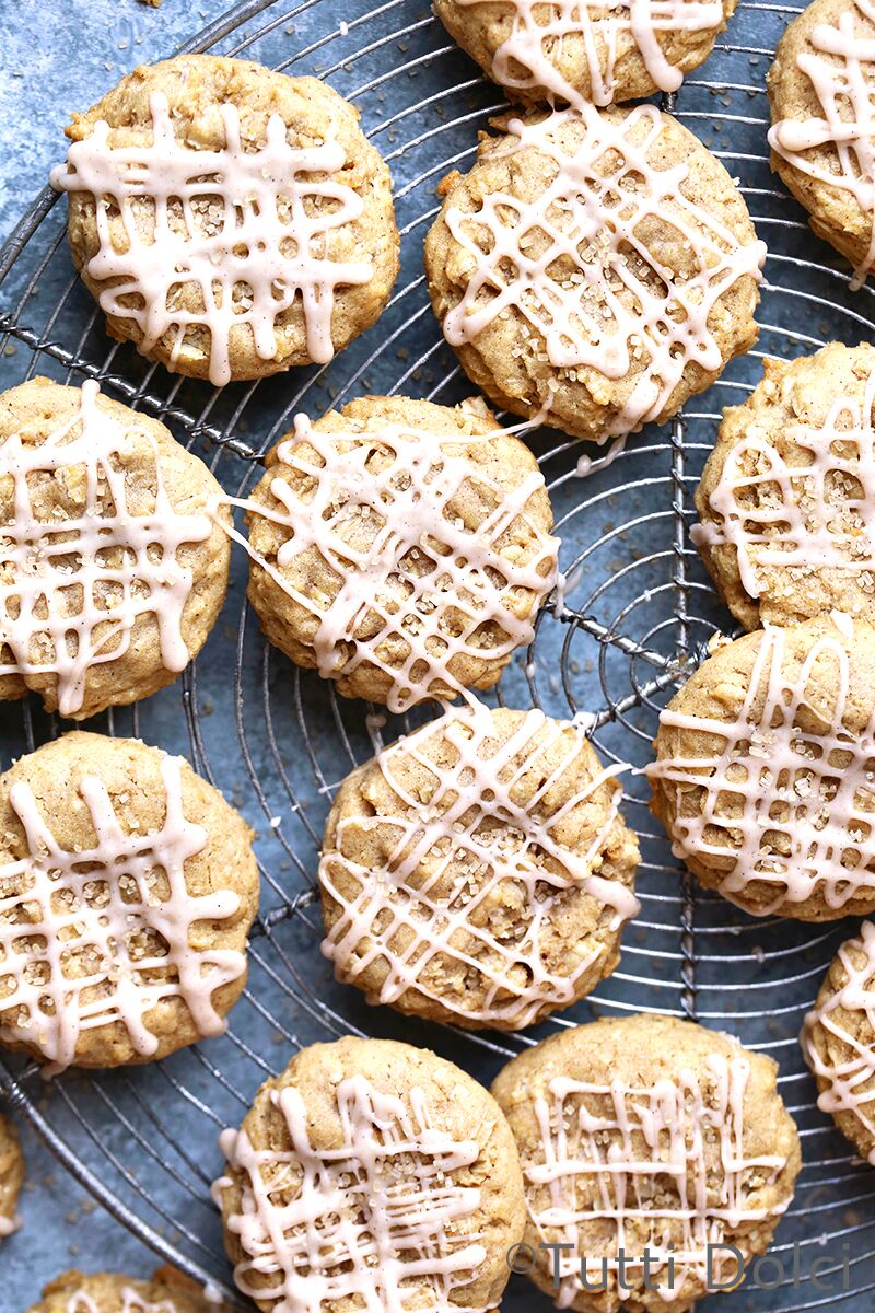 Brown Butter Chai Spice Oatmeal Cookies