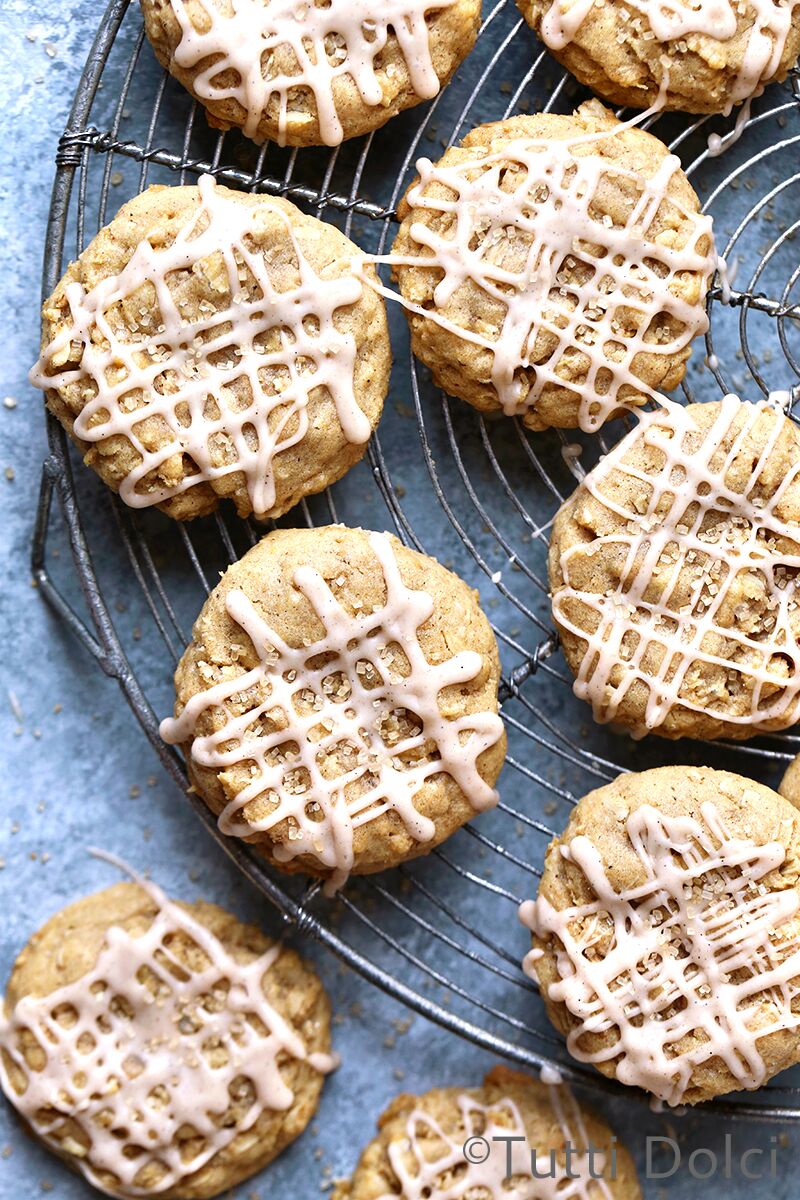 Brown Butter Chai Spice Oatmeal Cookies