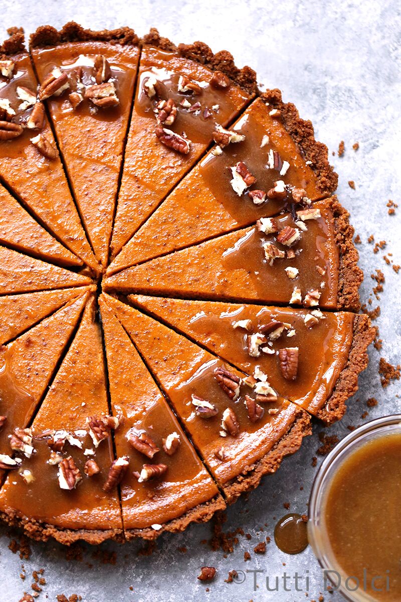 Pumpkin Biscoff Tart
