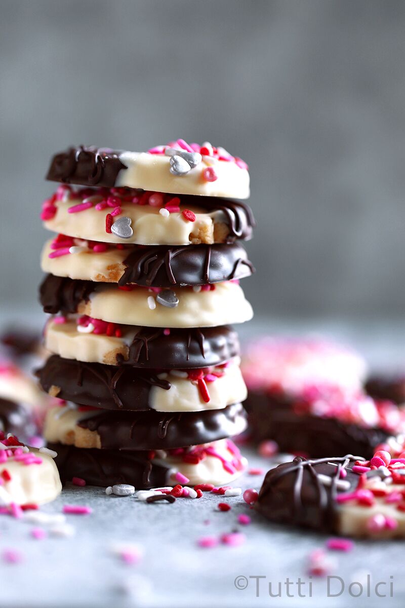 Valentine Shortbread Cookies