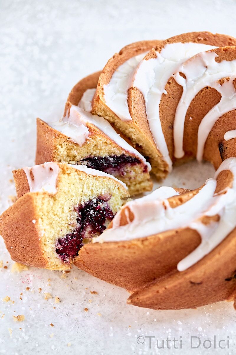 Blackberry Orange Vanilla Pound Cake