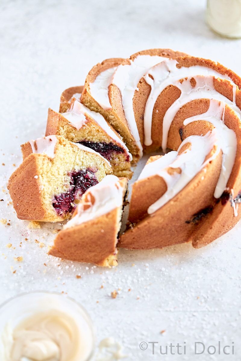 Blackberry Orange Vanilla Pound Cake