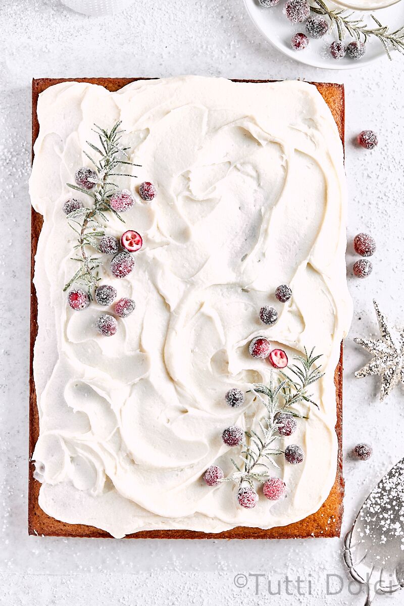 Gingerbread Sheet Cake