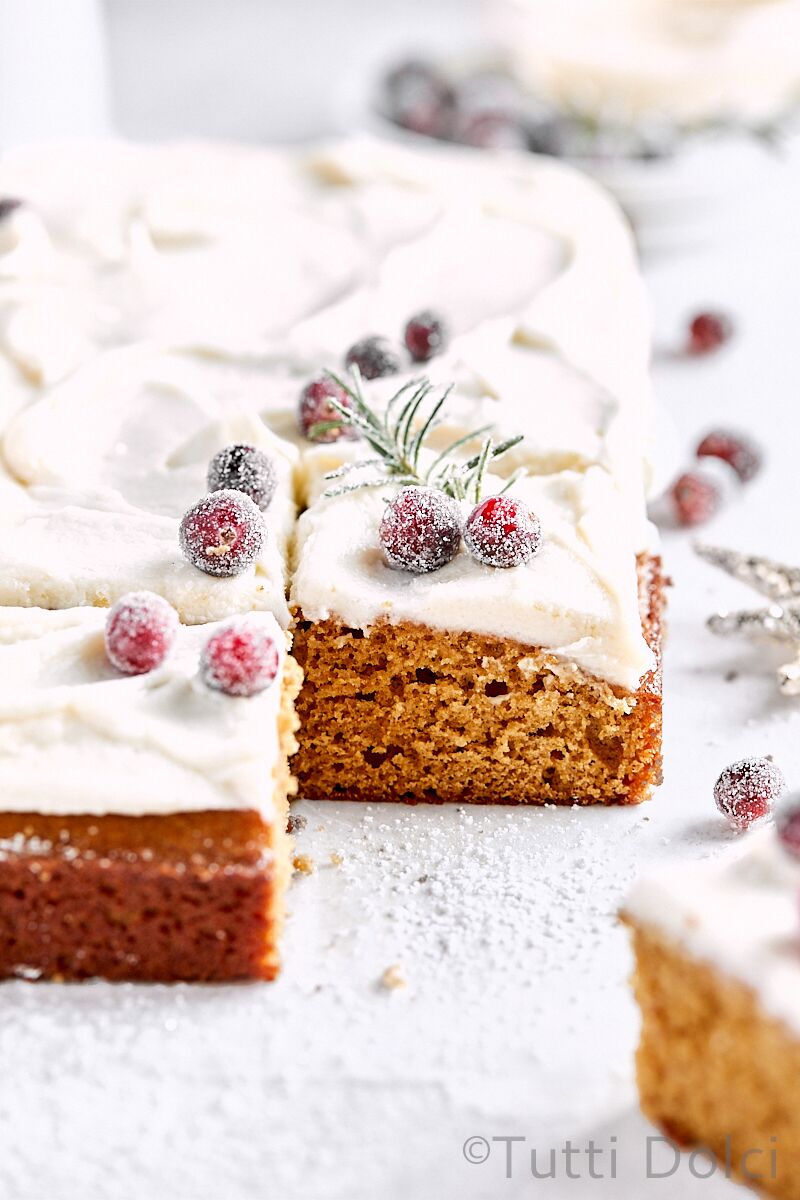 Gingerbread Sheet Cake