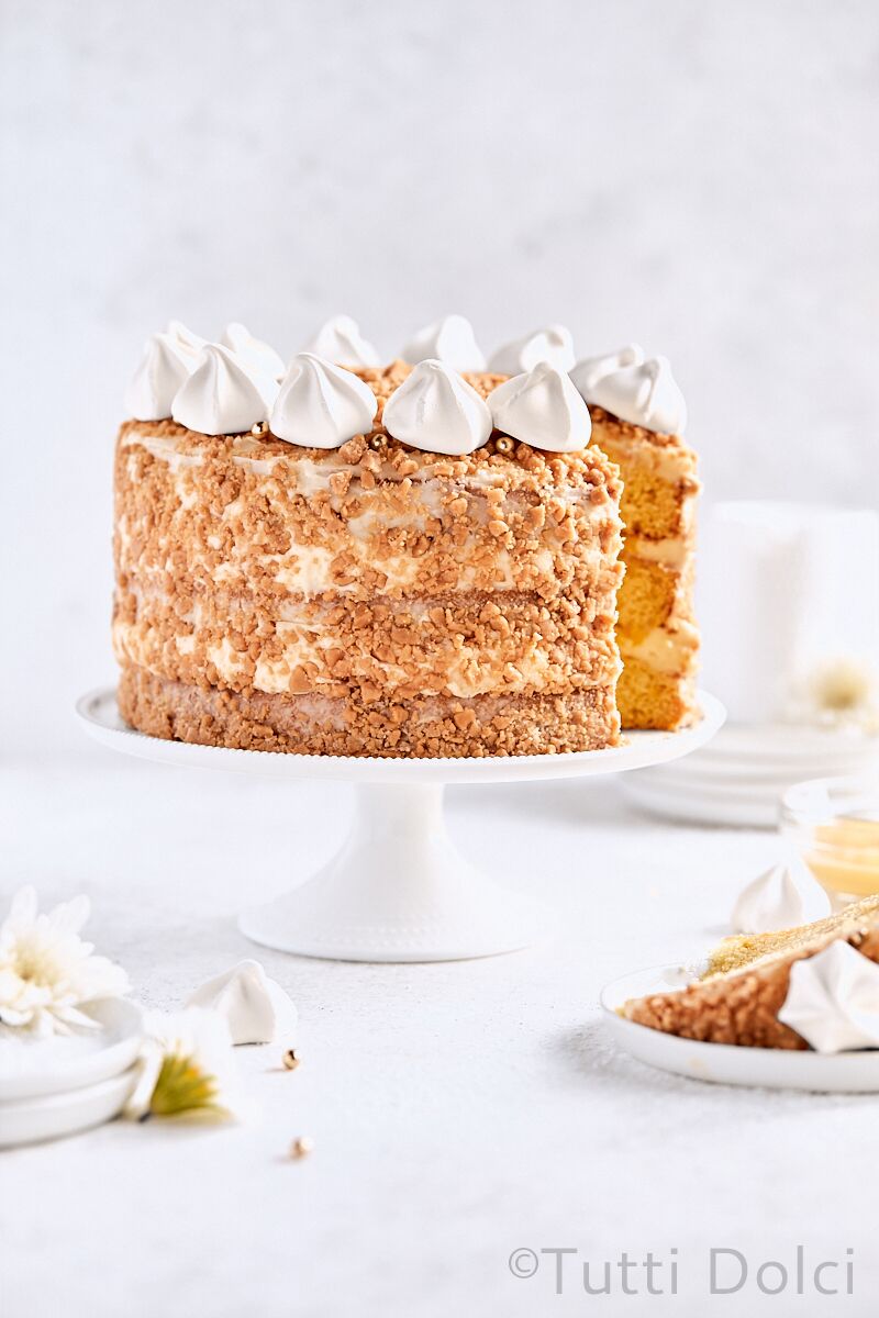 Meyer Lemon Crunch Cake