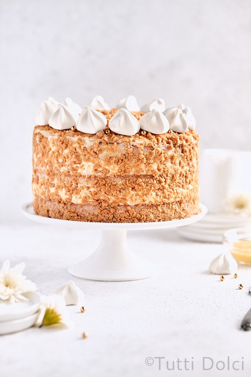 Meyer Lemon Crunch Cake