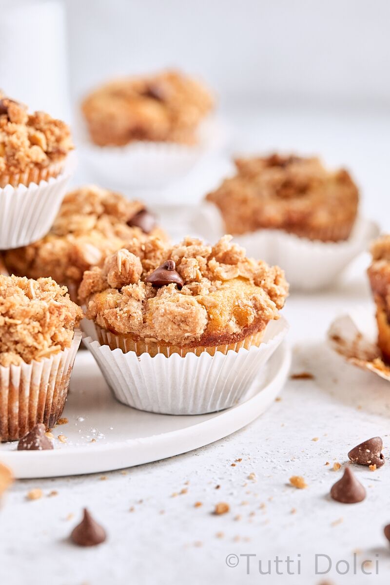 Chocolate Chip Crumb Muffins