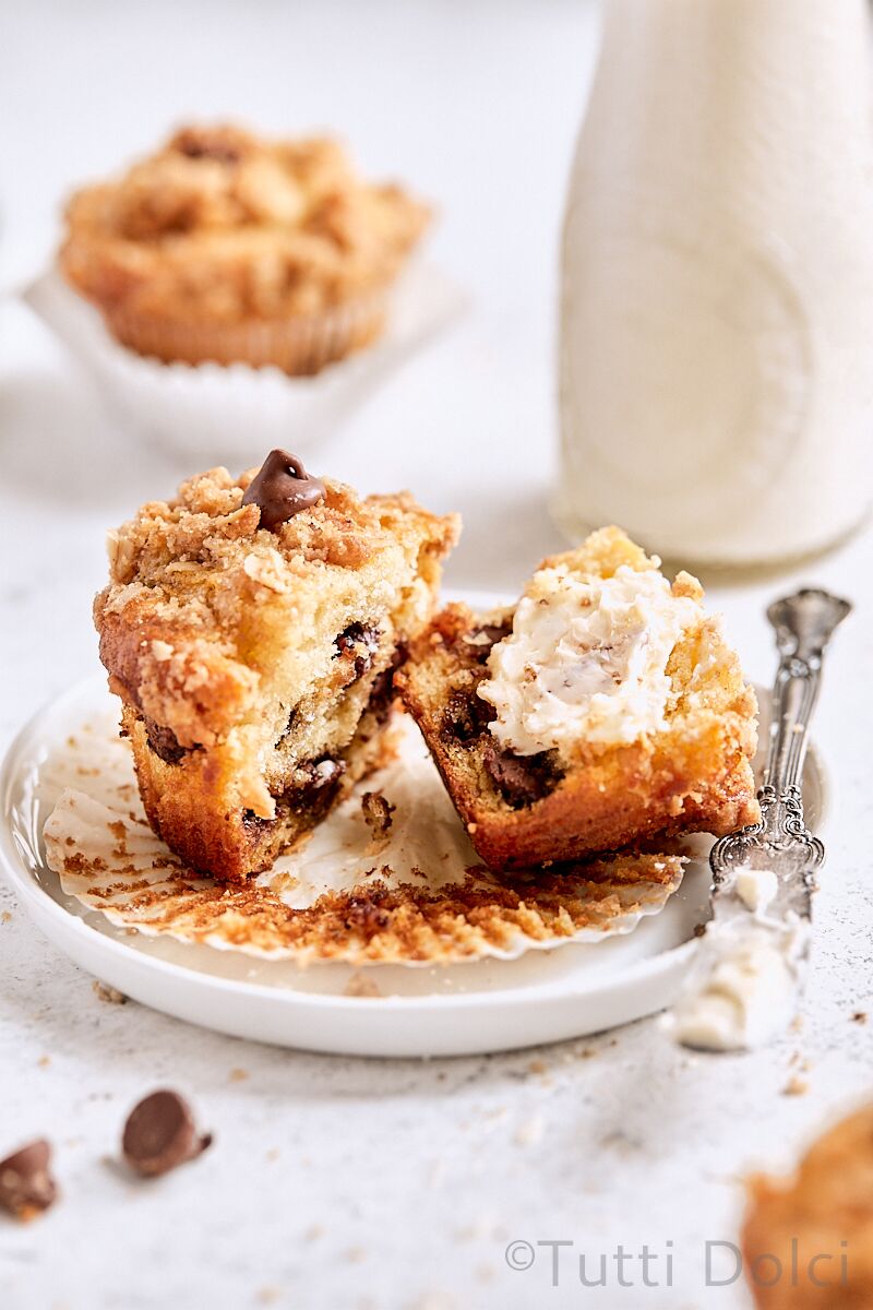 Chocolate Chip Crumb Muffins