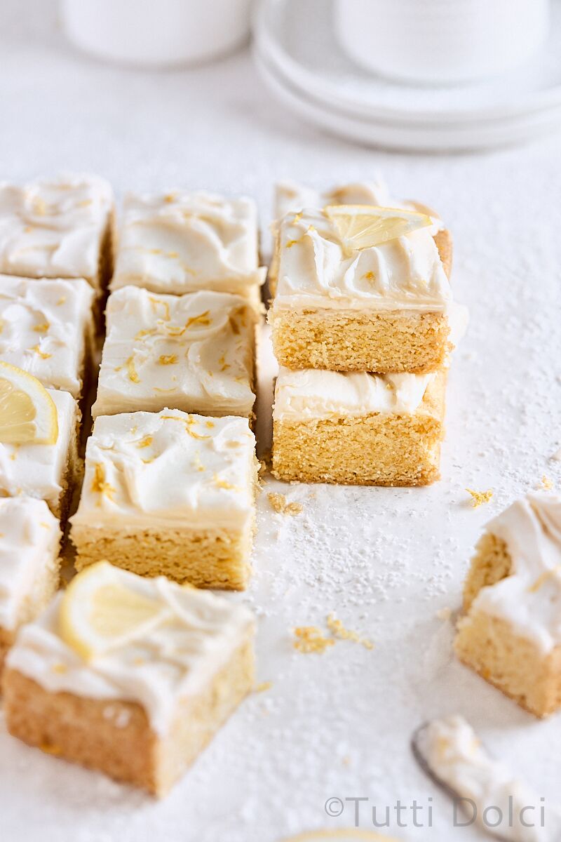 Lemon Sugar Cookie Bars