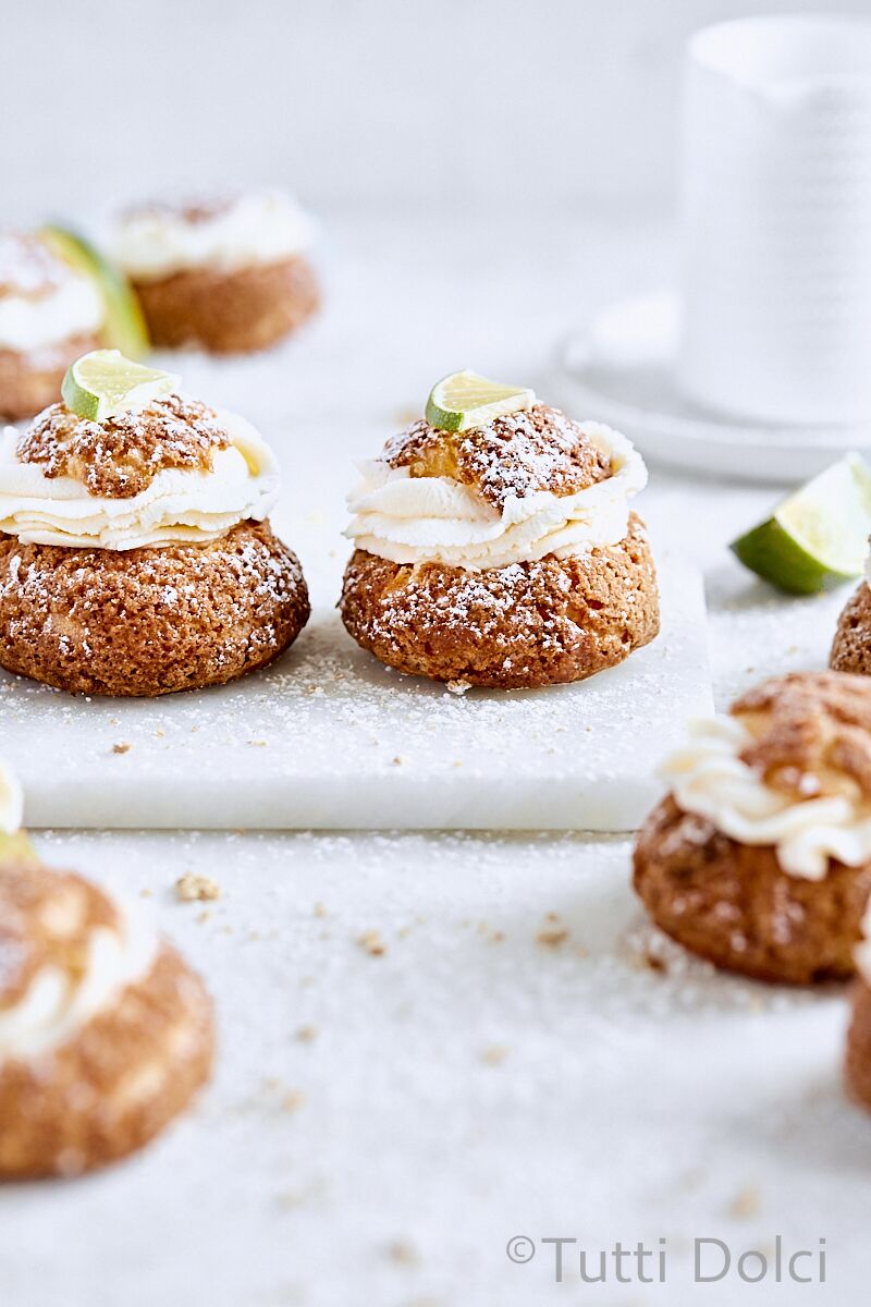 Key Lime Pie Cream Puffs