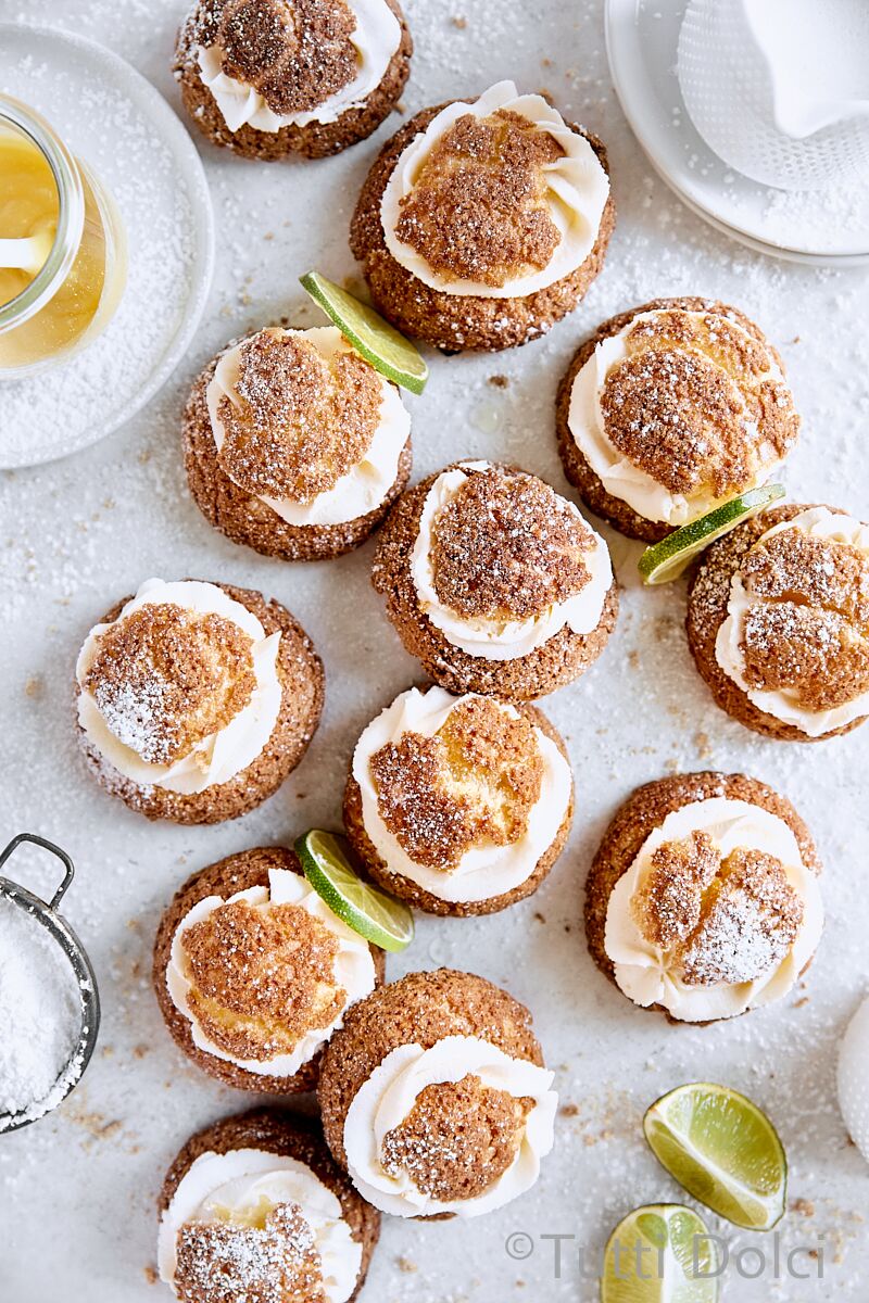Key Lime Pie Cream Puffs