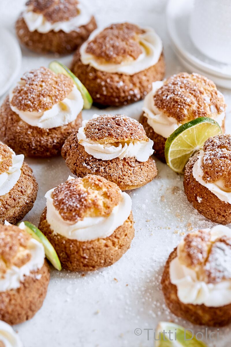 Key Lime Pie Cream Puffs