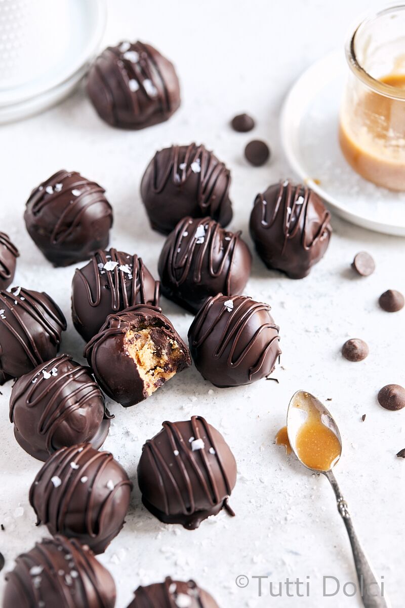 Peanut Butter Caramel Truffles