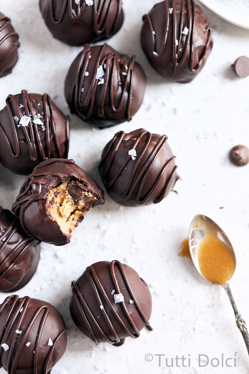Peanut Butter Caramel Truffles