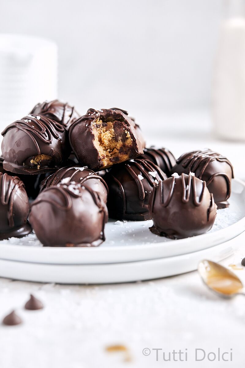 Peanut Butter Caramel Truffles