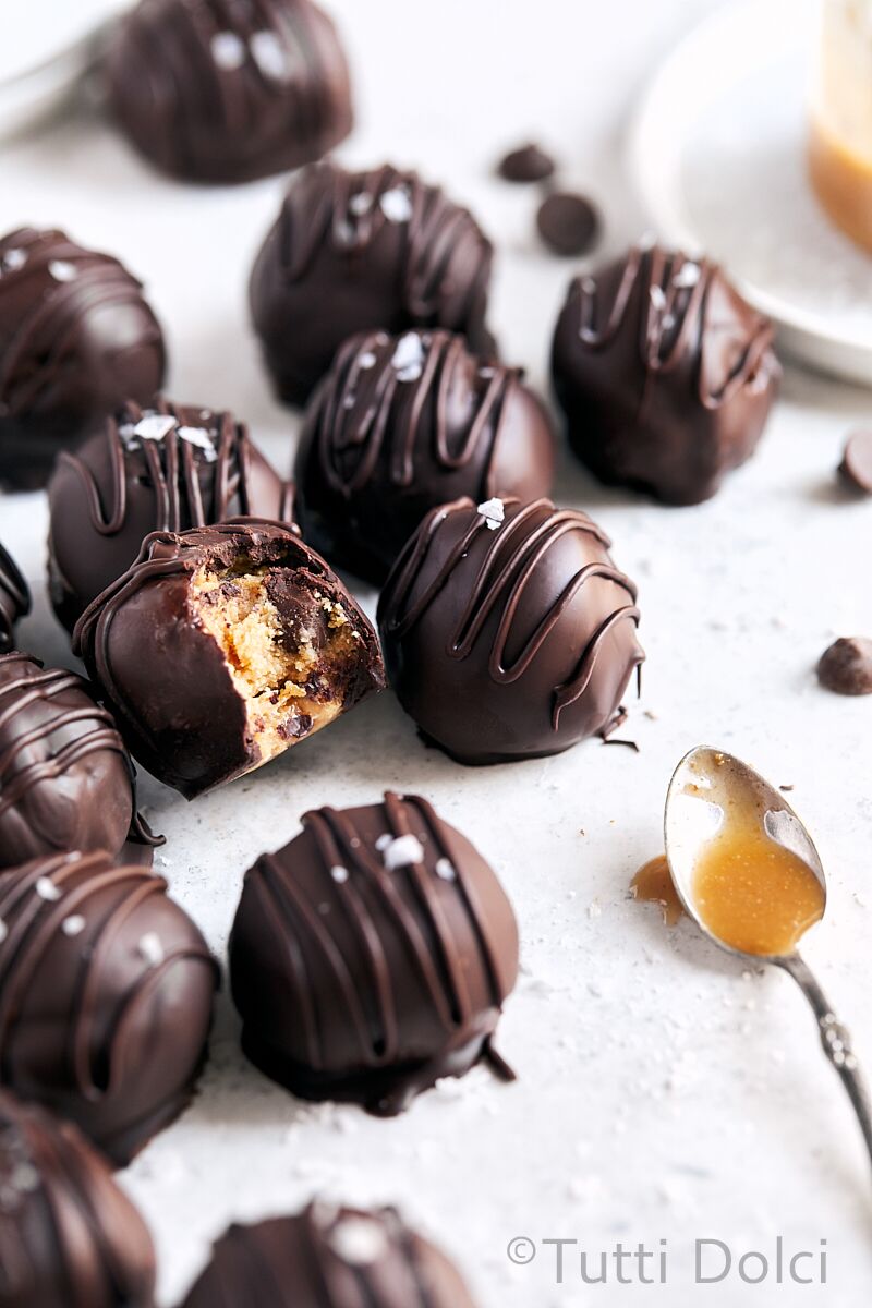 Peanut Butter Caramel Truffles