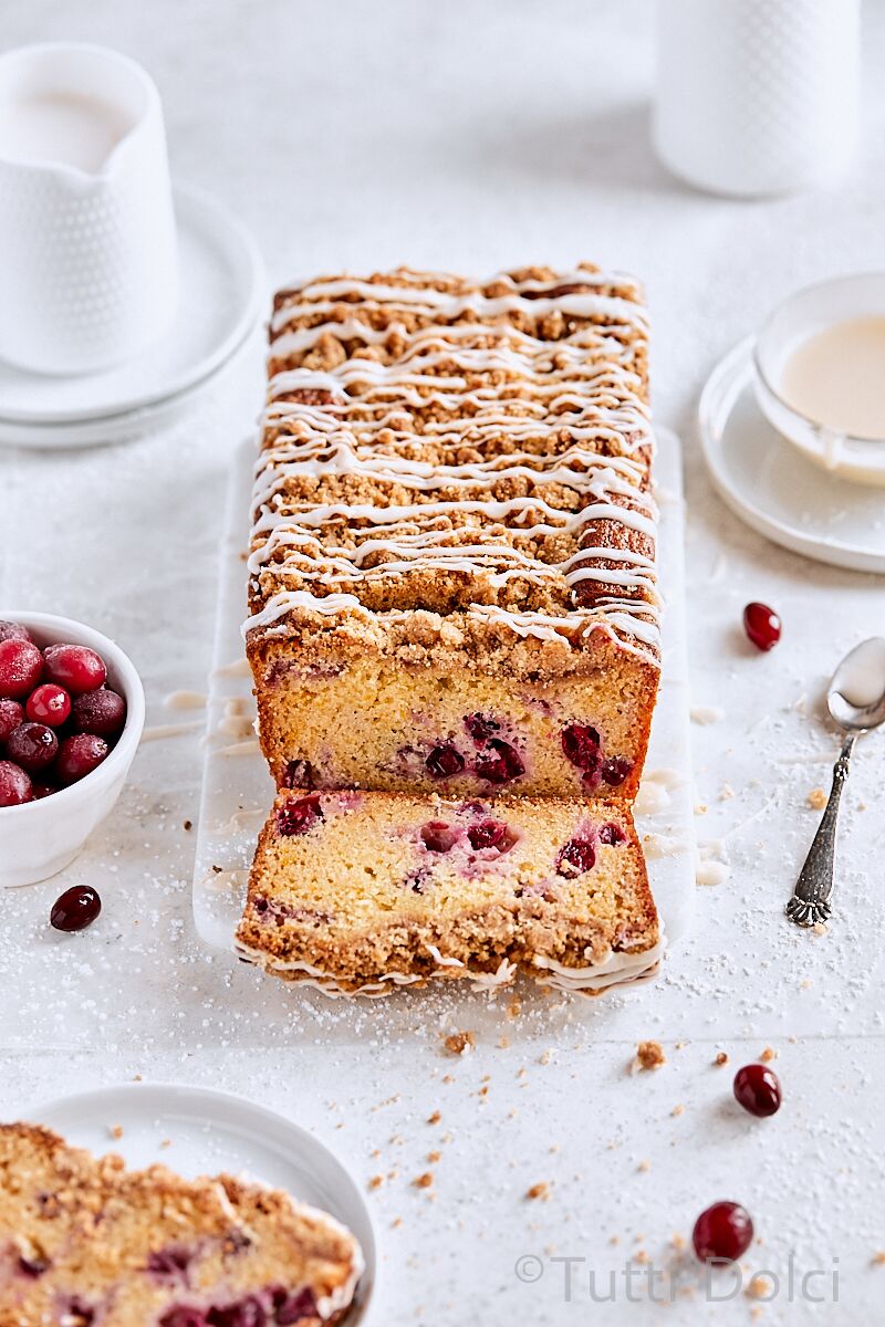 Cranberry Streusel Bread
