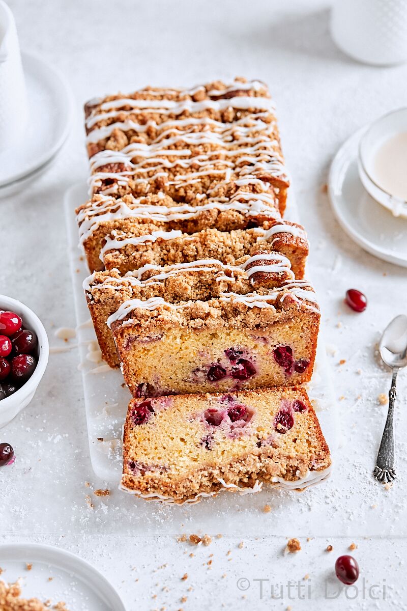 Cranberry Streusel Bread