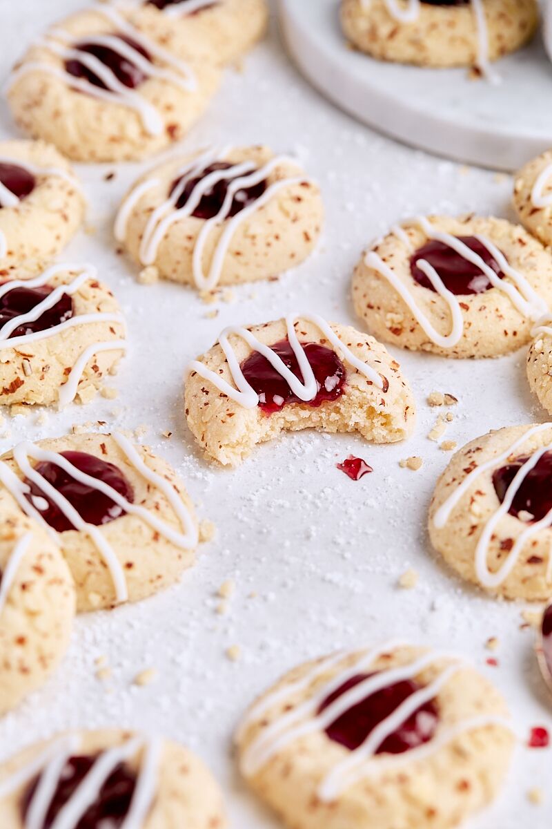 Almond Thumbprint Cookies