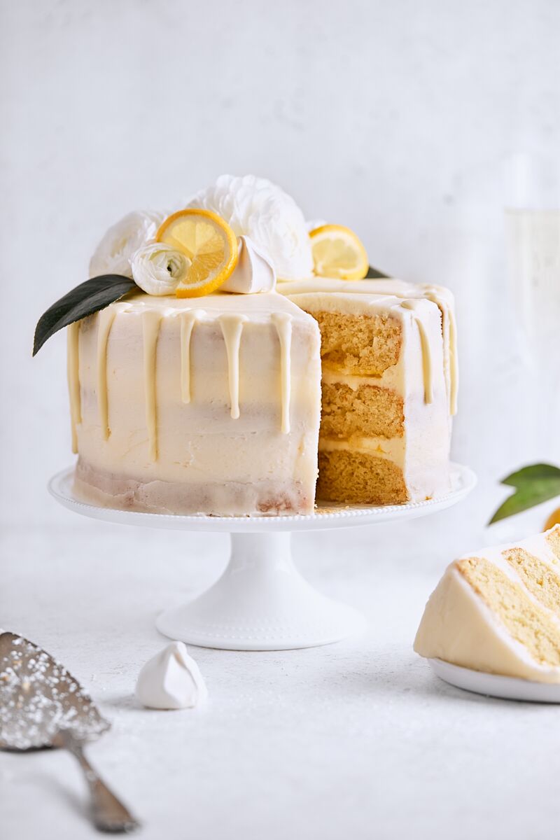 Citrus Champagne Layer Cake | Tutti Dolci