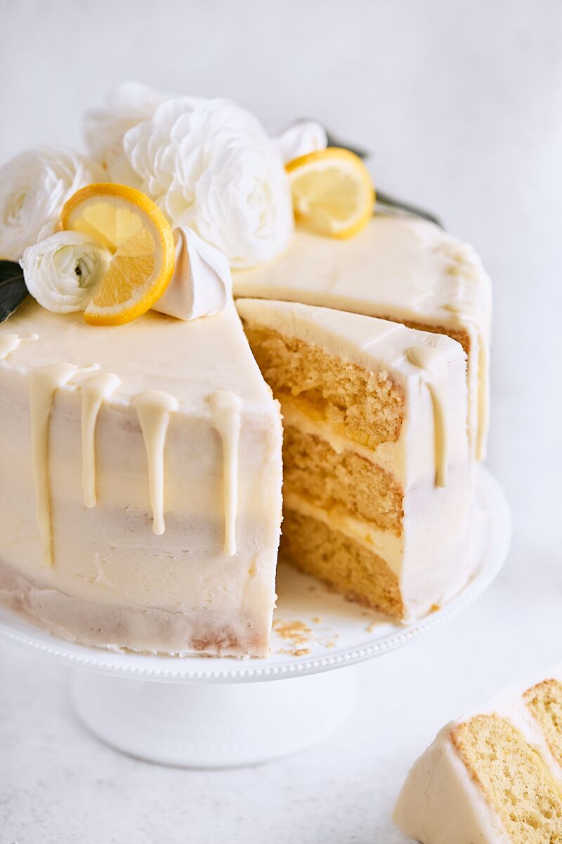 Citrus Champagne Layer Cake
