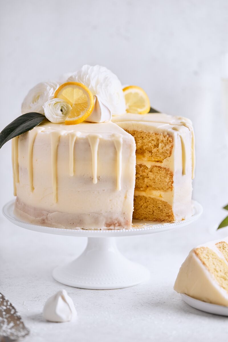 Citrus Champagne Layer Cake