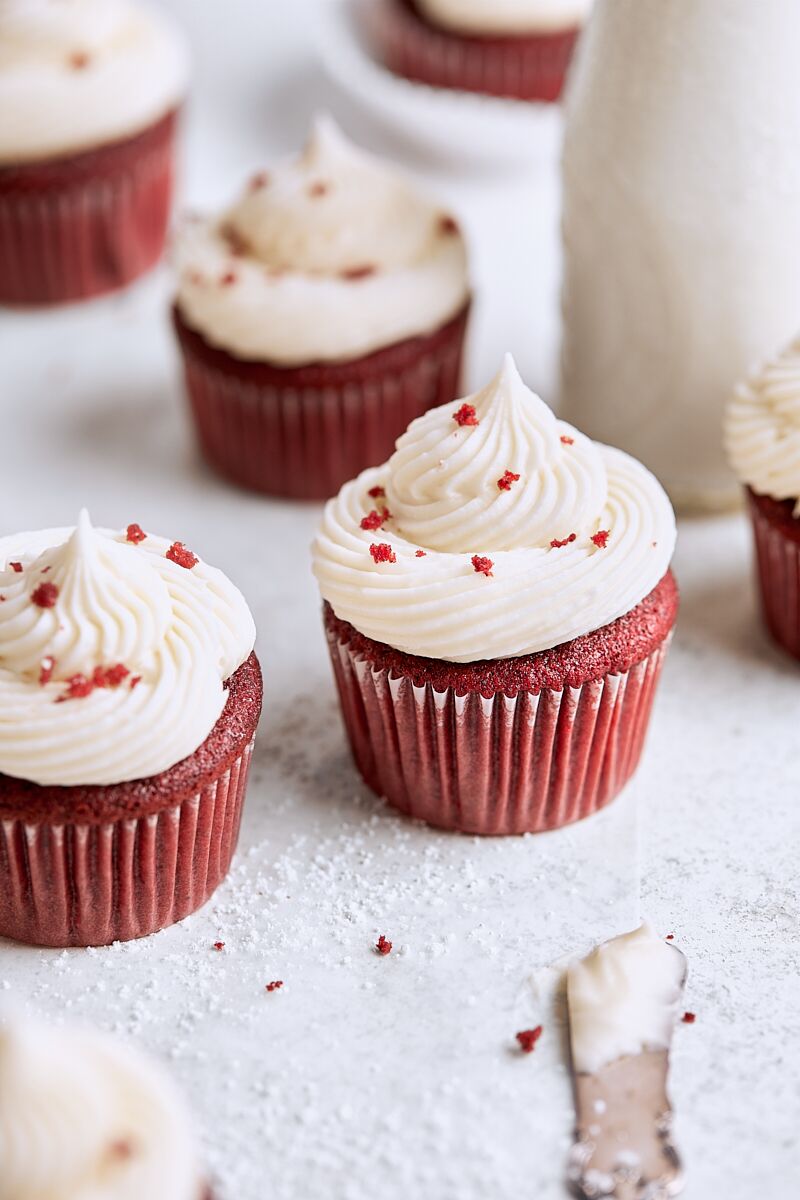Classic Red Velvet Cupcakes