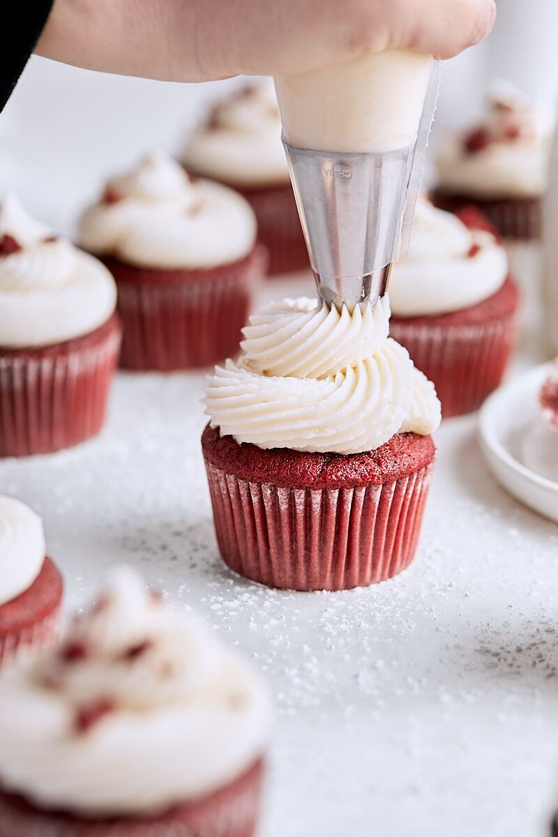 Classic Red Velvet Cupcakes