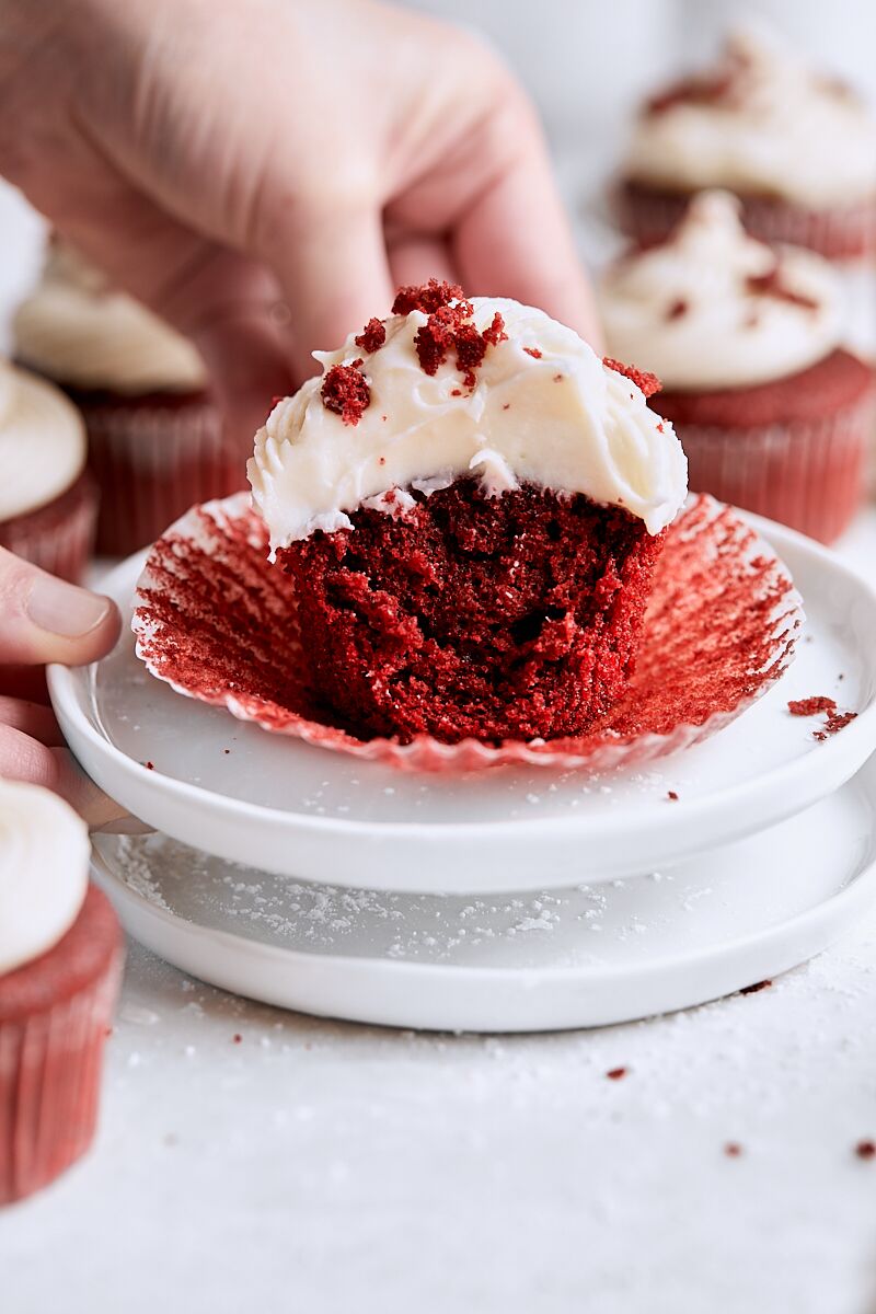 Classic Red Velvet Cupcakes