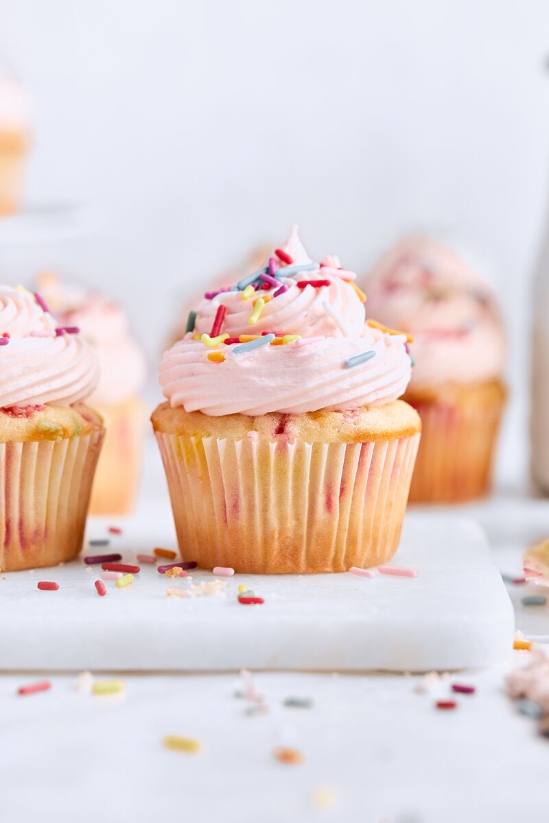 Homemade Funfetti Cupcakes