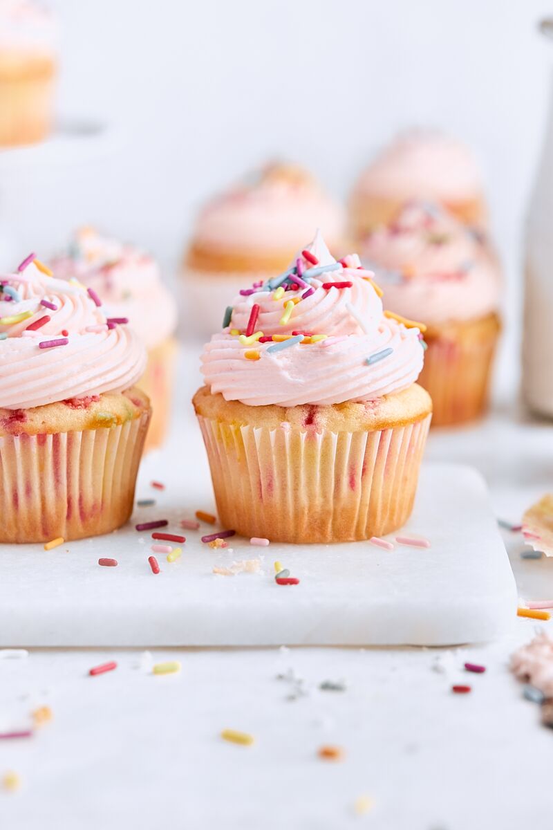 Homemade Funfetti Cupcakes