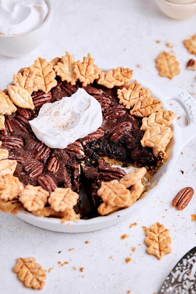 Chocolate Bourbon Pecan Pie
