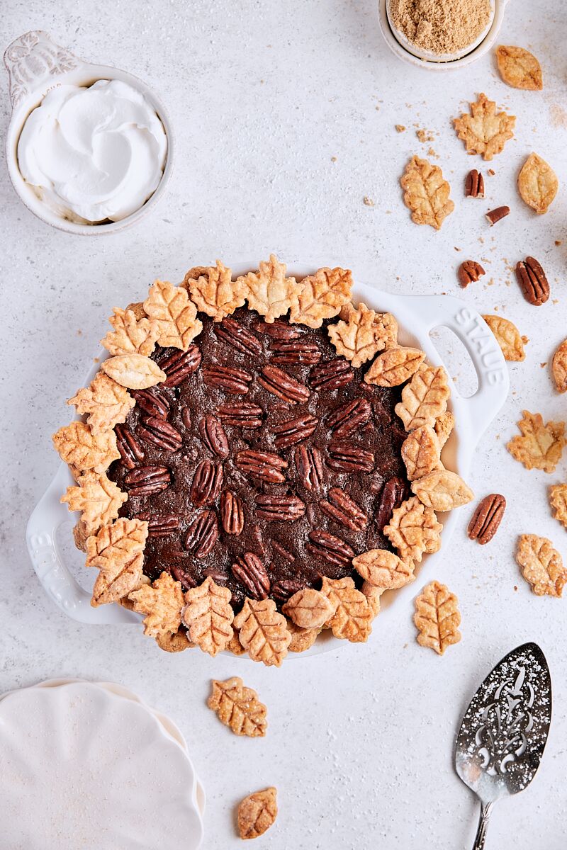 Chocolate Bourbon Pecan Pie