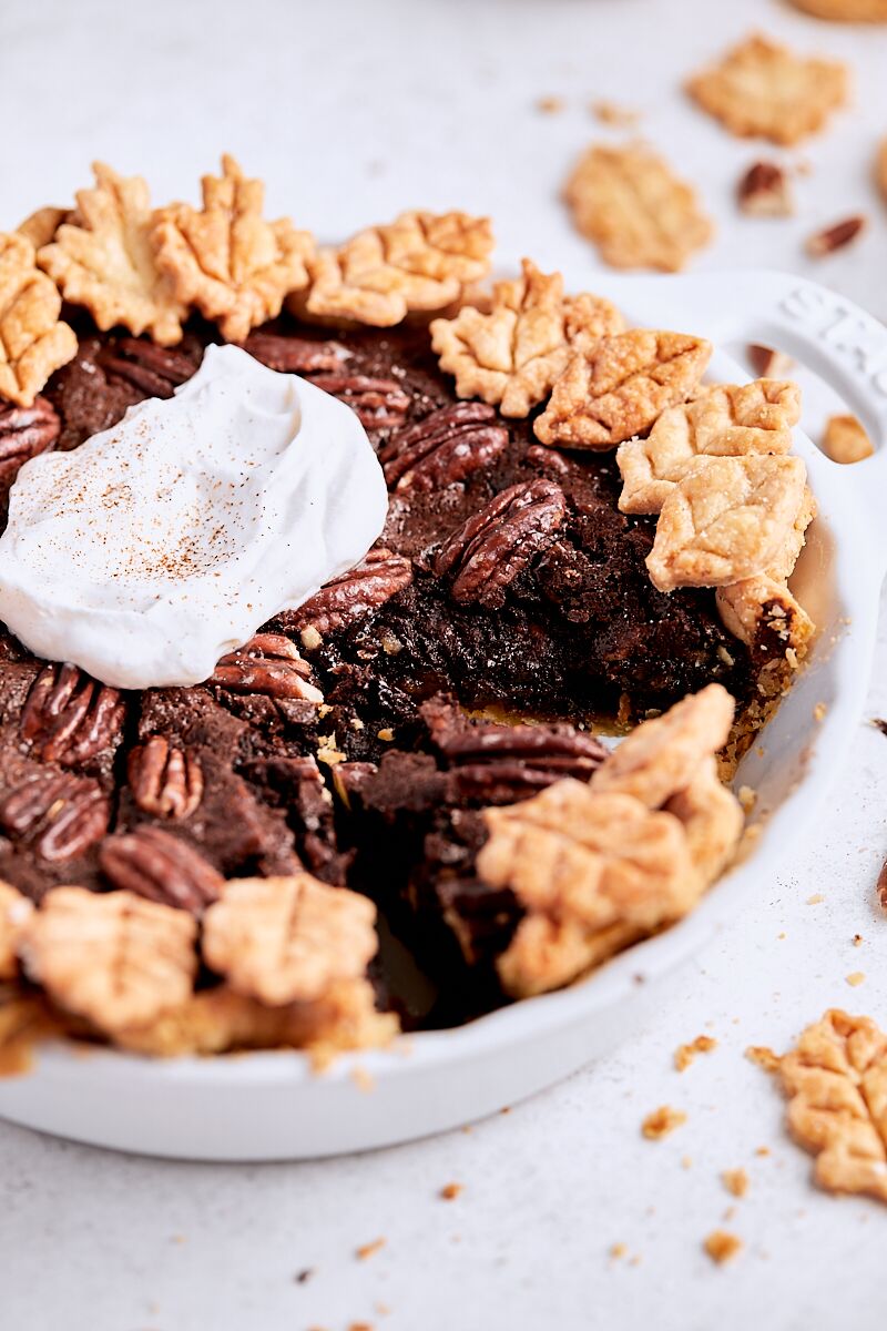 Chocolate Bourbon Pecan Pie