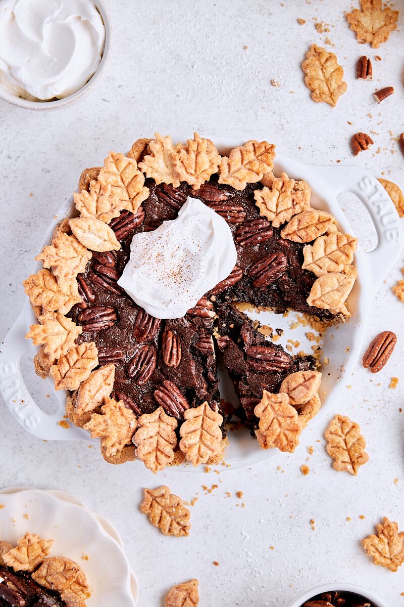 Chocolate Bourbon Pecan Pie