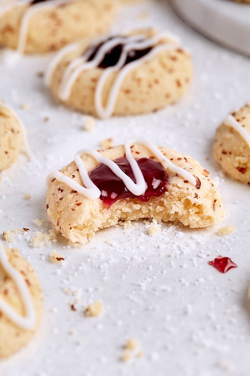 Almond Thumbprint Cookies
